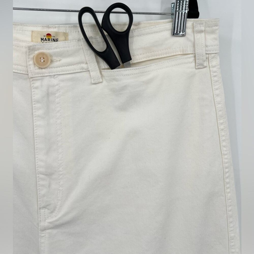Marine Layer Cream Wide Leg Pants - Picture 9 of 14
